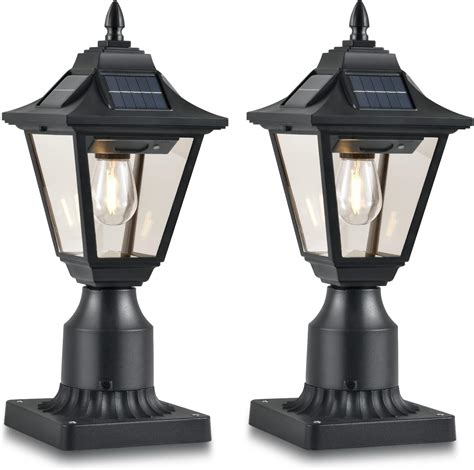 outdoor solar post lights|Amazon.com: Outdoor Solar Post Lighting.